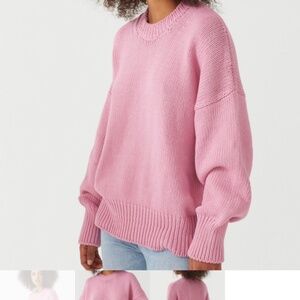 Babaa Jumper no 16 cotton in Fallen Bougainvillea (One size)